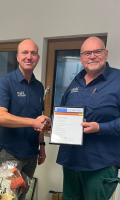 Peter Stahl und Wolfgang Scherr